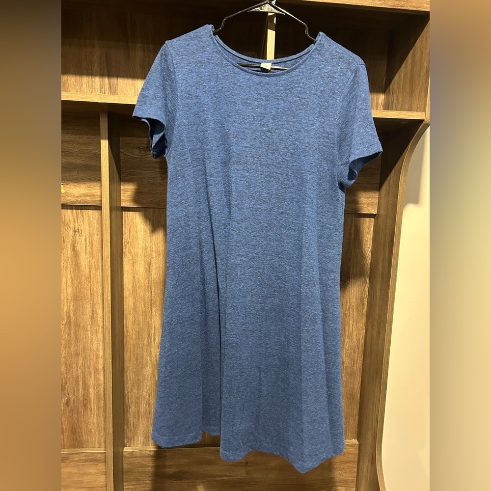 Old Navy Blue Casual T-Shirt Dress